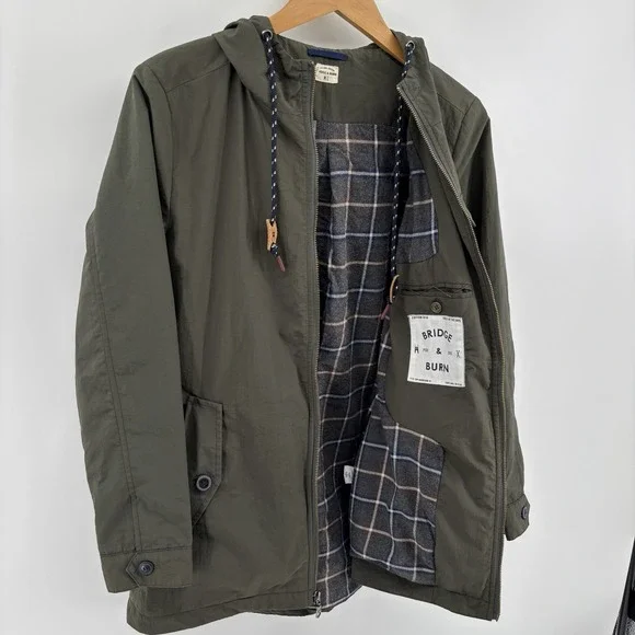 Bridge & Burn Warbler Jacket w/Hood Women's Size S Outdoor Preppy - Picture 5 of 16